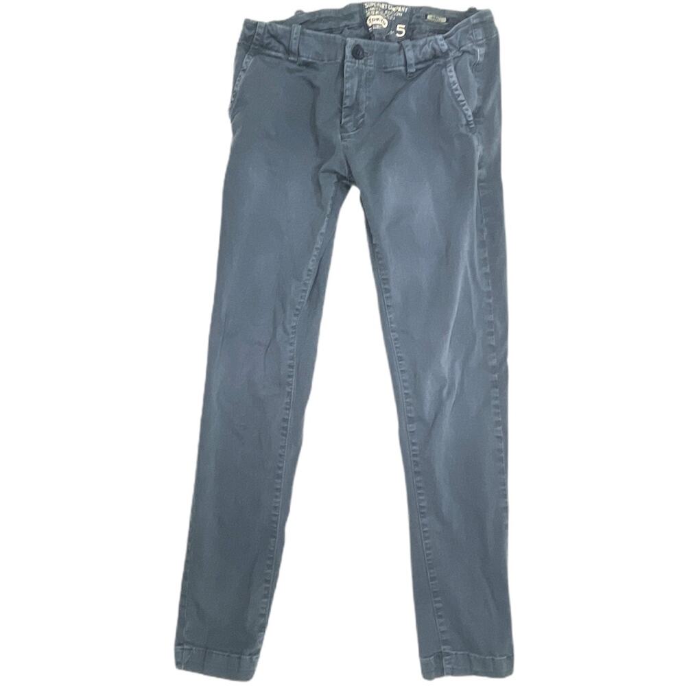 Superdry Skinny Jeans Size 5 / S Gray Low Rise Limited Edition Tokyo Japanese